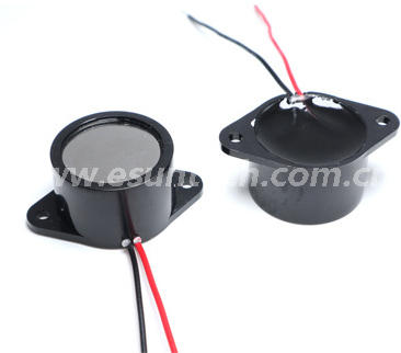 Piezo wired buzzer EPB2616W60-TA-12-2.8-R 12 volt siren buzzer